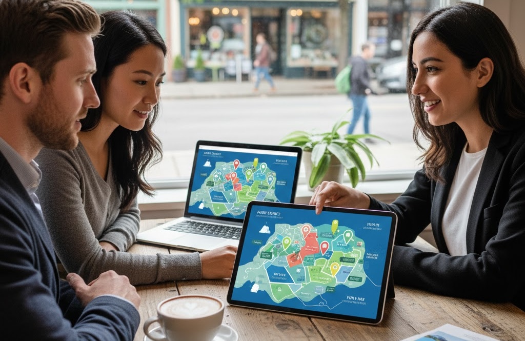 How to Use Neighborhood Pages to Build Trust With Relocating Buyers