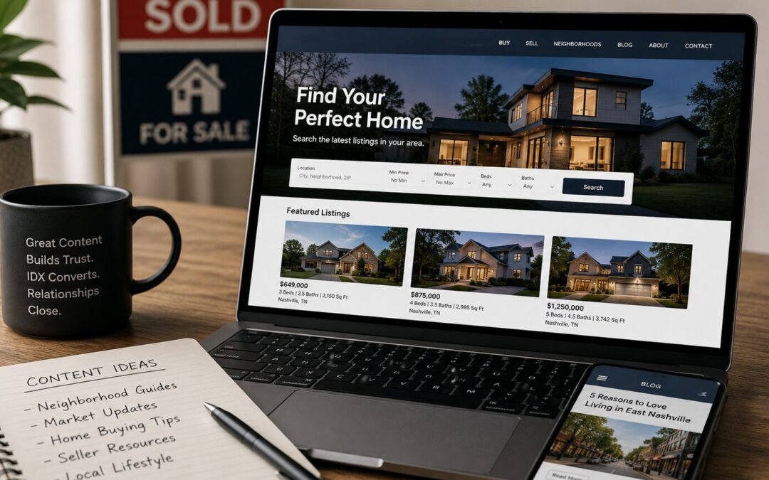 How to Combine IDX and Content Marketing for Long-Term Real Estate Leads