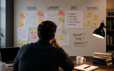 Why Most Business Owners Overthink Their Website (And Stall)