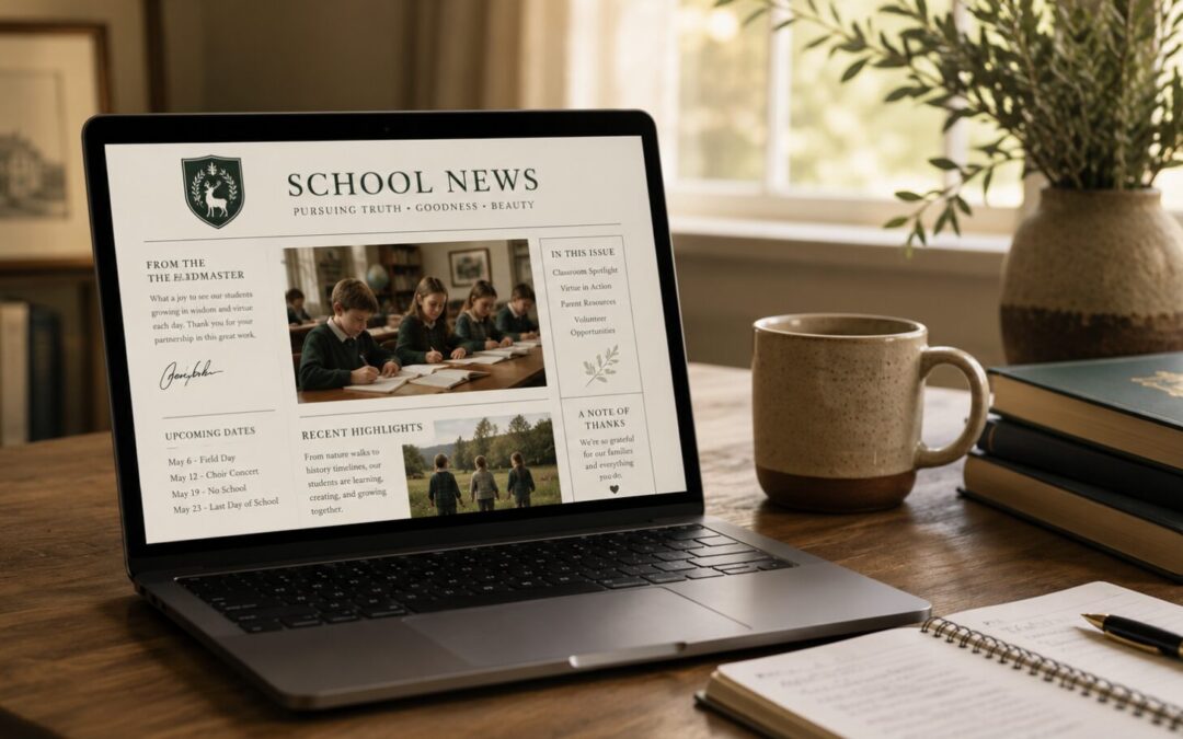 How to Write a Classical School Newsletter That Parents Actually Read