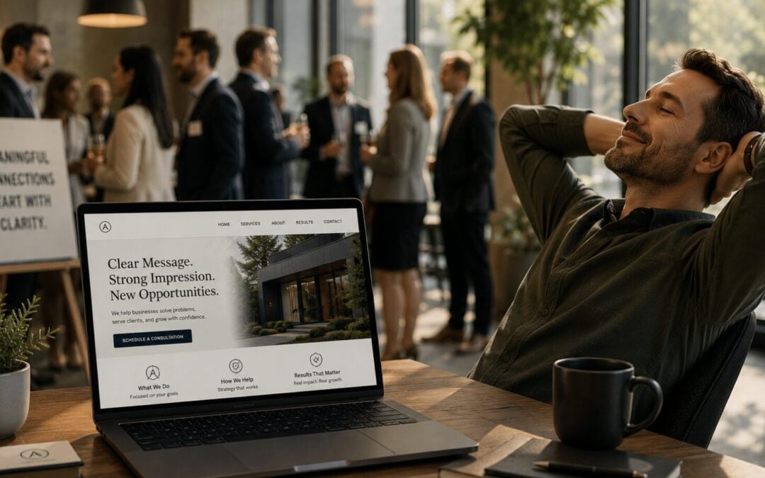 How a Simple Website Can Replace Half Your Networking Efforts